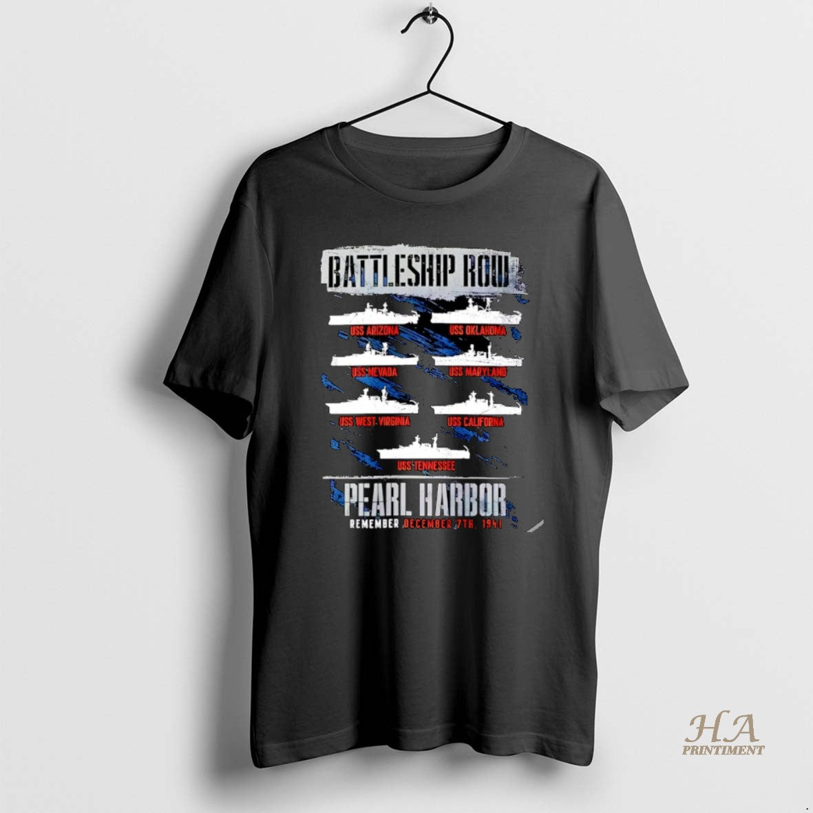 Official Pearl Harbor Battleship Row Uss Christmas Shirt Hoodie Sweatshirt | PurePodTees.com