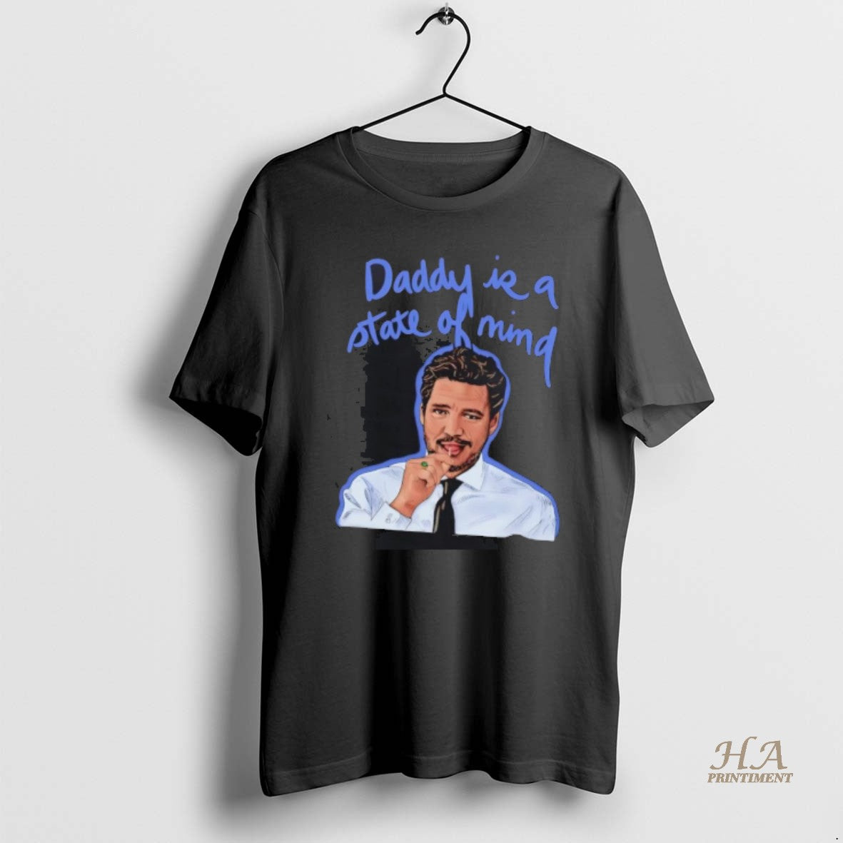 Official Pedro Pascal Daddy Is A State Of Mind Graphic Shirt Hoodie Sweatshirt | PurePodTees.com