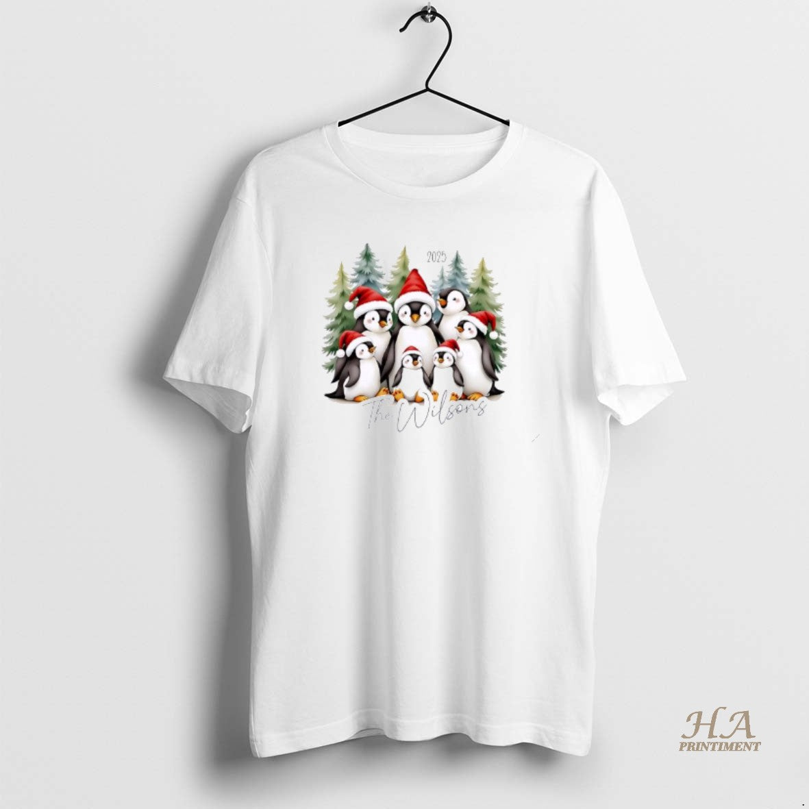 Official Penguin Family Christmas Personalized Ornaments White Shirt Hoodie Sweatshirt | PurePodTees.com