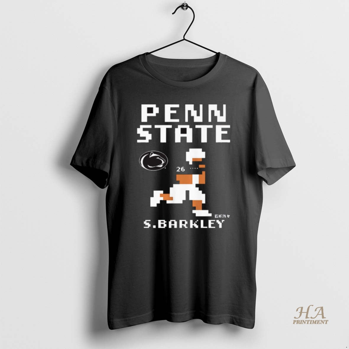 Official Penn State Nittany Lions Football Ncaa Saquon Barkley Retro Baller Shirt Hoodie Sweatshirt | PurePodTees.com