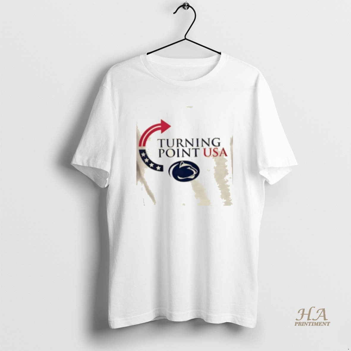 Official Penn State Nittany Lions X Freedom Turning Point Usa Charlie Kirk 2 Sided Shirt Hoodie Sweatshirt | PurePodTees.com