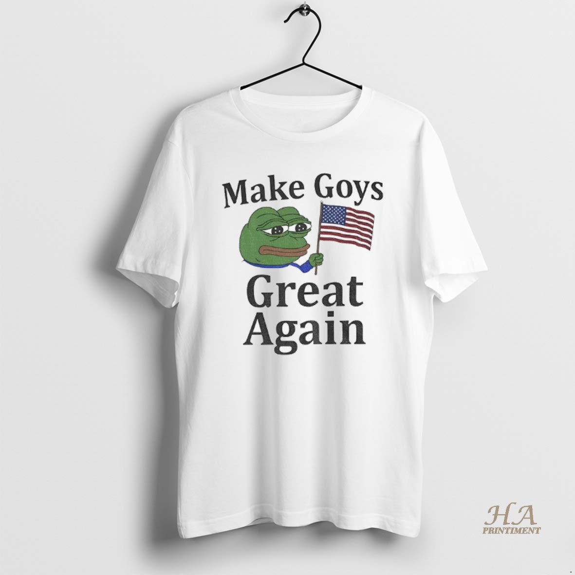 Official Pepe Frog Make Goys Great Again American Flag Shirt Hoodie Sweatshirt | PurePodTees.com