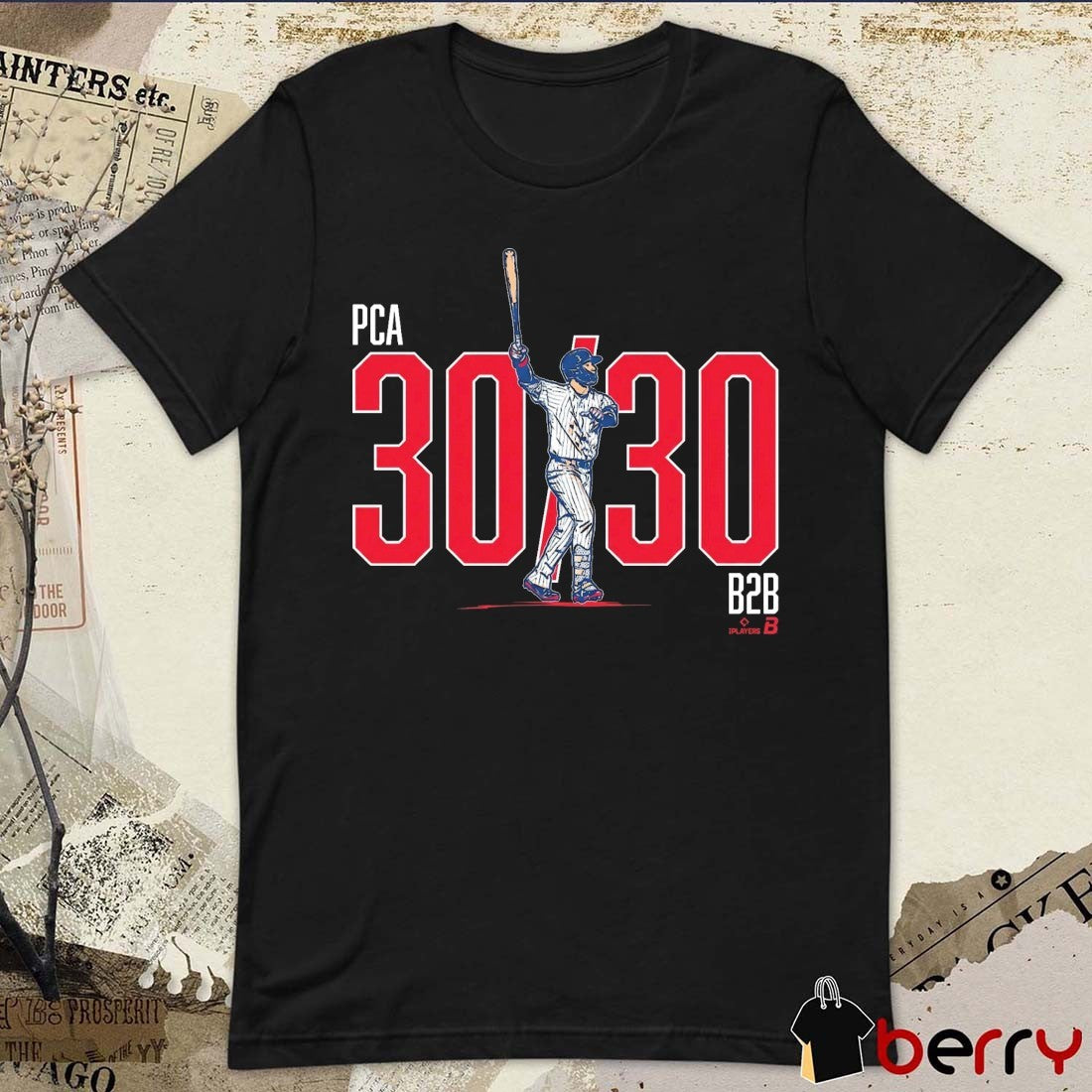 Pete Crow-Armstrong B2B 30 30 Club Chicago Cubs MLB t-shirt