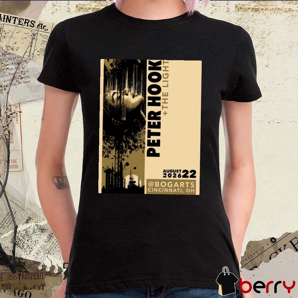 Peter Hook And The Light August 22 2026 in Cincinnati OH Poster t-shirt