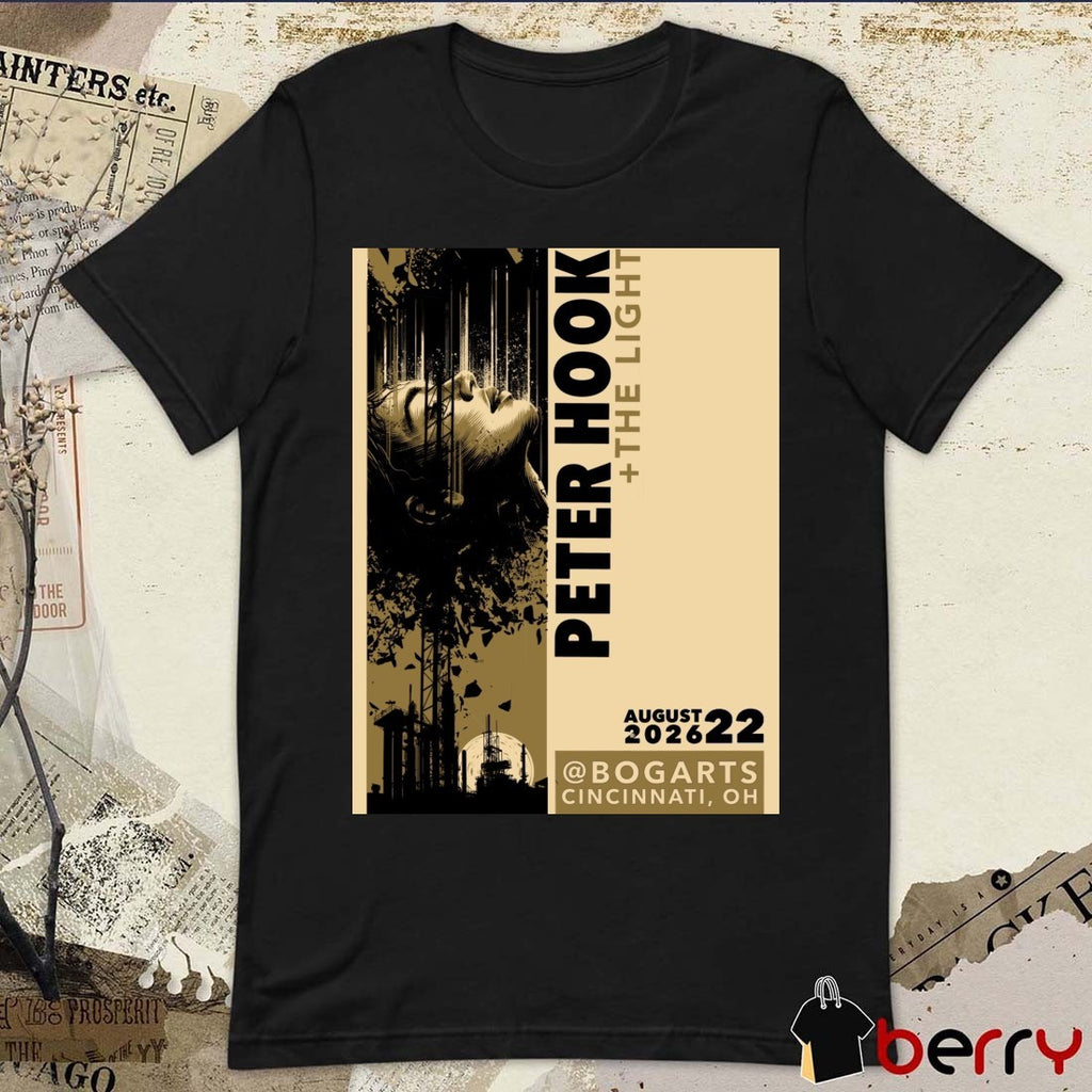 Peter Hook And The Light August 22 2026 in Cincinnati OH Poster t-shirt