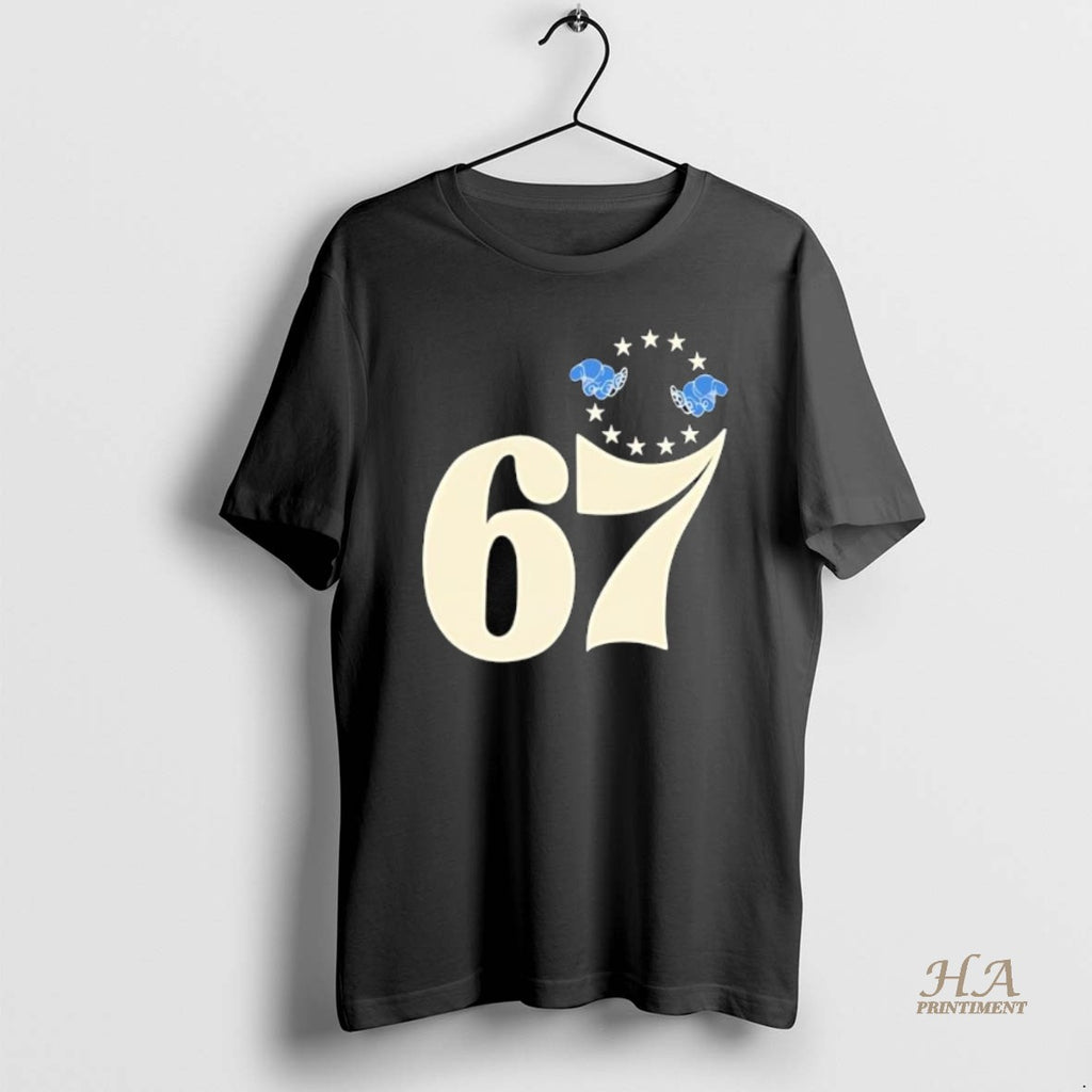 Official Philadelphia 76ers Become The 67ers Parody Logo Shirt Hoodie Sweatshirt | PurePodTees.com