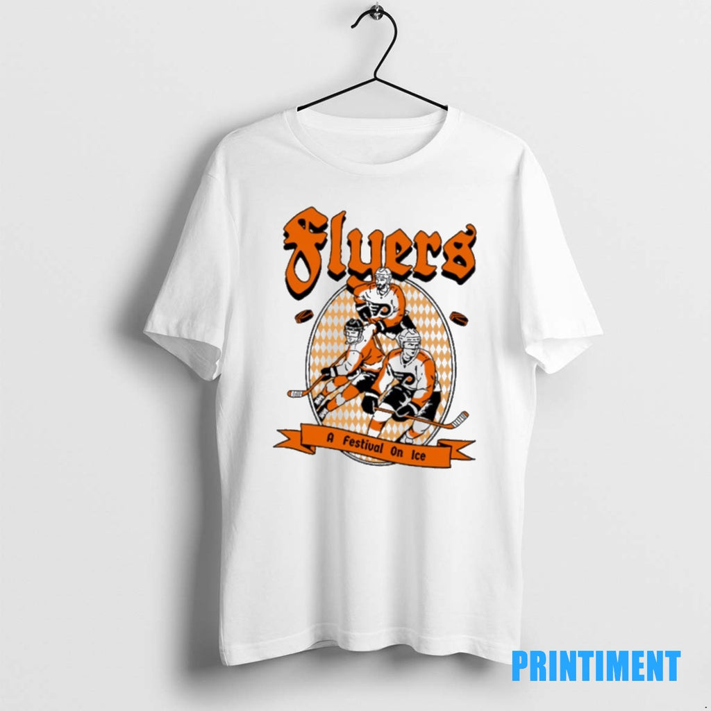 Official Philadelphia Flyers Nhl Flyers A Festival On Ice Tee Sweater