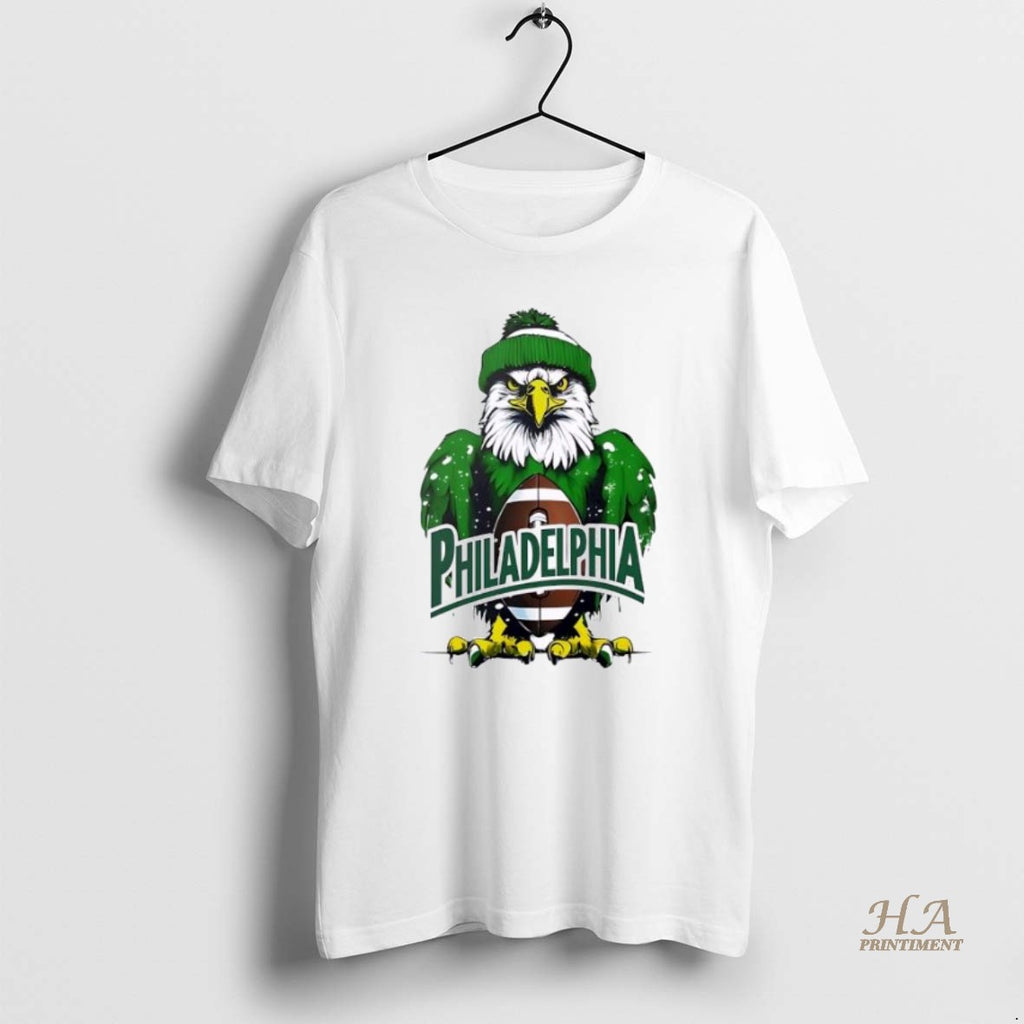 Official Philadelphia Mascot Football Personalized Ornaments White Shirt Hoodie Sweatshirt | PurePodTees.com