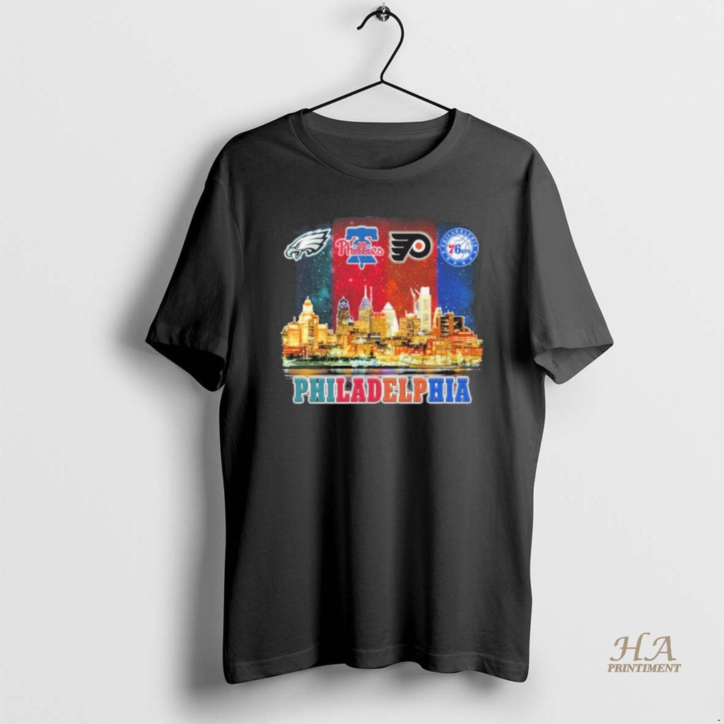 Official Philadelphia Team Sport Logo City Shirt Hoodie Sweatshirt | PurePodTees.com