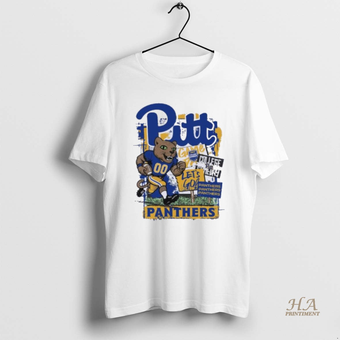 Official Pitt Panthers Football 2025 College Gameday Mascot Runner Shirt Hoodie Sweatshirt | PurePodTees.com