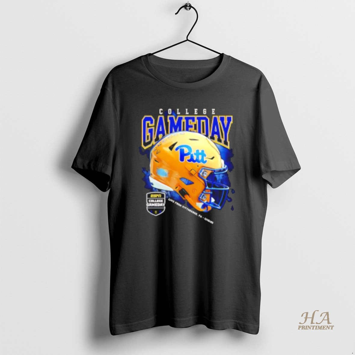 Official Pitt Panthers Football College Gameday 2025 Helmet Shirt Hoodie Sweatshirt | PurePodTees.com