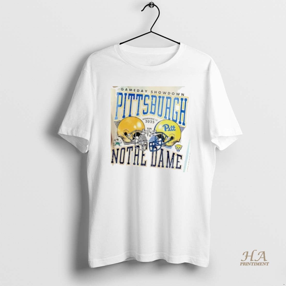 Official Pitt Panthers Football Vs Notre Dame Fighting Irish Gameday Showdown 2025 Shirt Hoodie Sweatshirt | PurePodTees.com