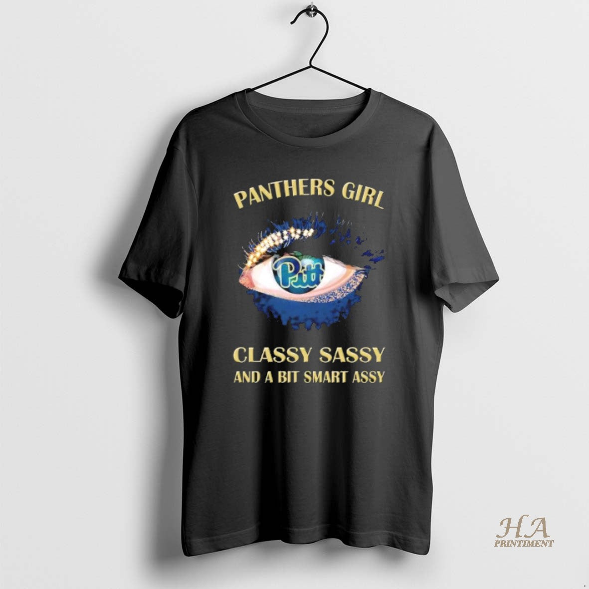 Official Pittsburgh Panthers Eye Girl Fans Classy Sassy And A Bit Smart Assy Shirt Hoodie Sweatshirt | PurePodTees.com