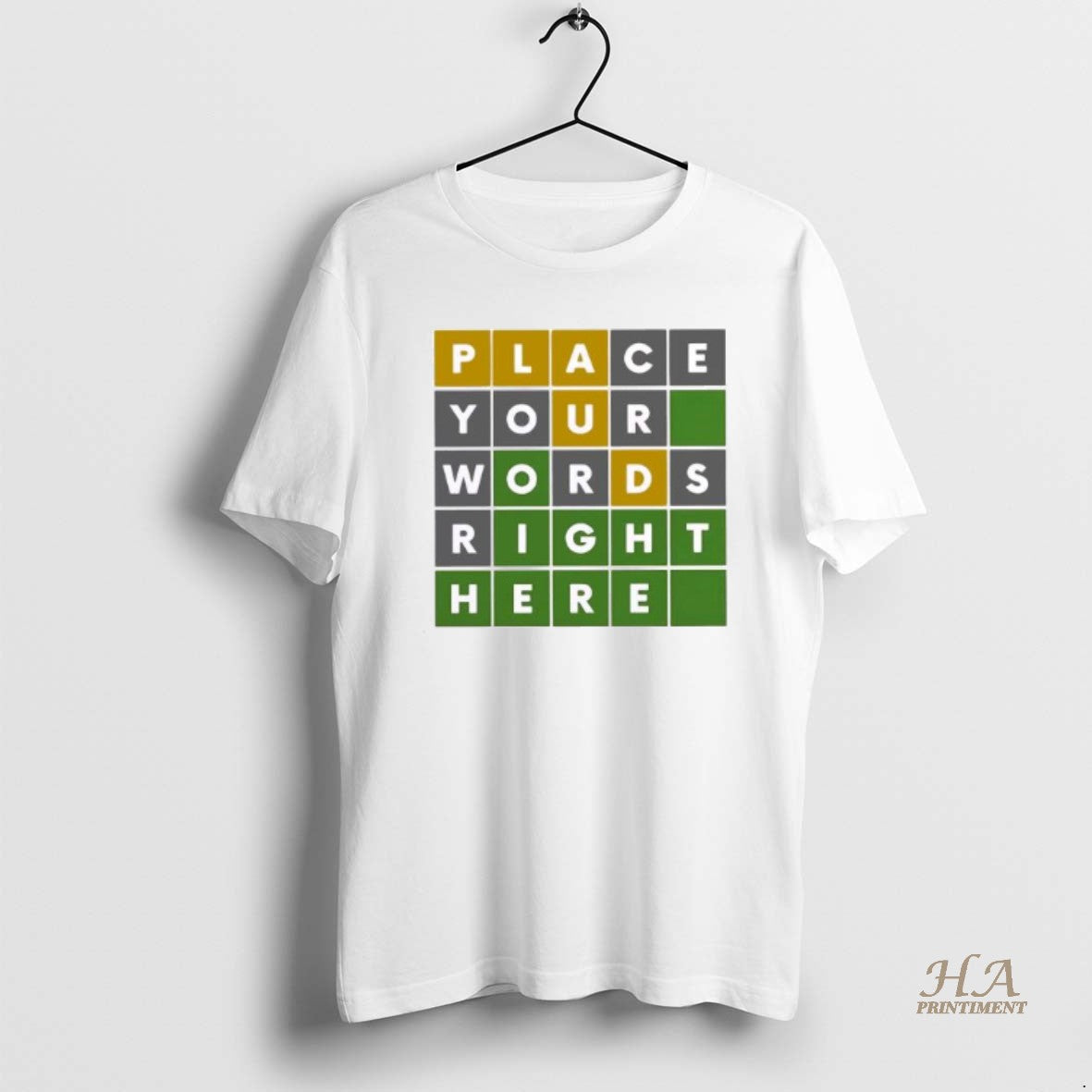 Official Place Your Words Right Here Personalised Ornaments White Shirt Hoodie Sweatshirt | PurePodTees.com