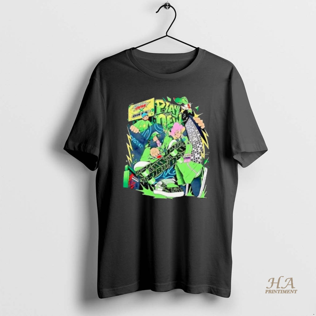 Official Play The Dew X Mountain Dew Shirt Hoodie Sweatshirt | PurePodTees.com