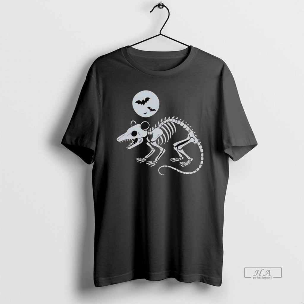Official Playing Opossum Skull Halloween