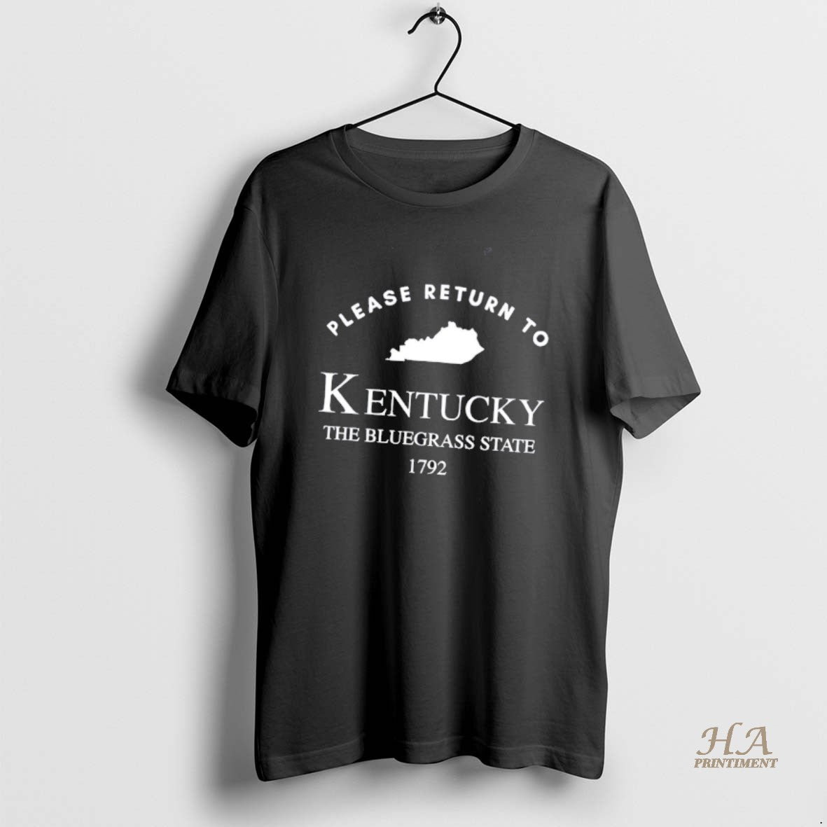 Official Please Return To Kentucky The Bluegrass State 1792 Shirt Hoodie Sweatshirt | PurePodTees.com