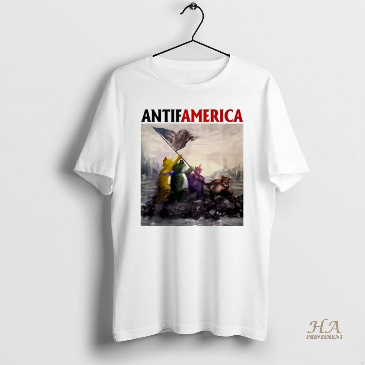 Official Portland Frog Antifamerica Comic Shirt Hoodie Sweatshirt | PurePodTees.com