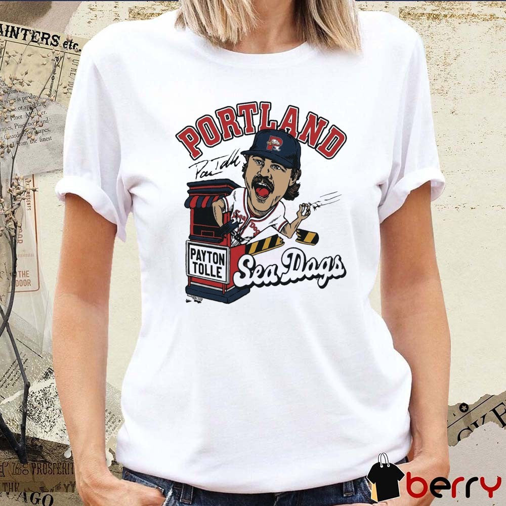 Portland Sea Dogs Payton Tolle Boston Red Sox MLB 2026 Signature t-shirt