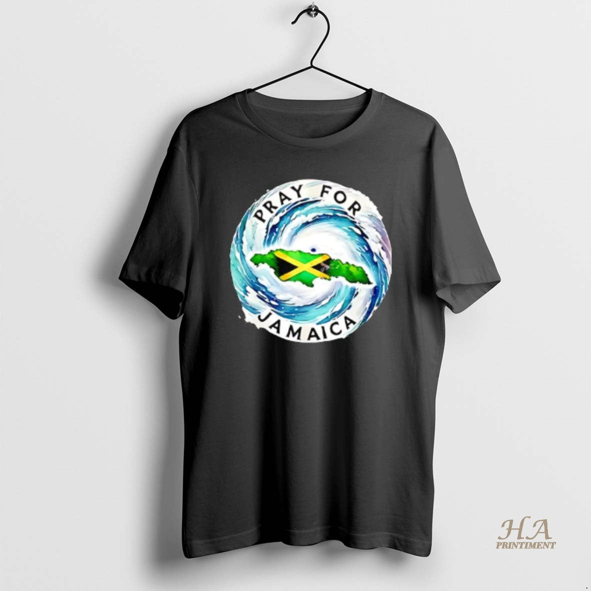 Official Pray For Jamaica Hurricane Melissa Shirt Hoodie Sweatshirt | PurePodTees.com