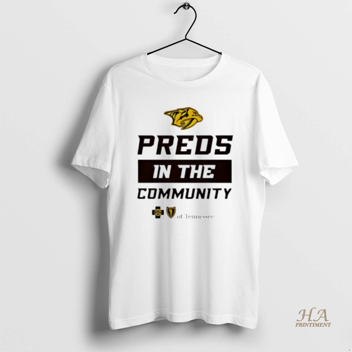 Official Preds In The Community Nashville Predators Logo Shirt Hoodie Sweatshirt | PurePodTees.com
