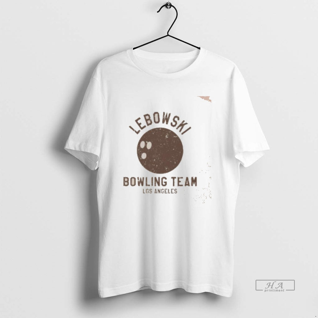 Official Premium Lebowski Bowling Team Los Angeles Washed