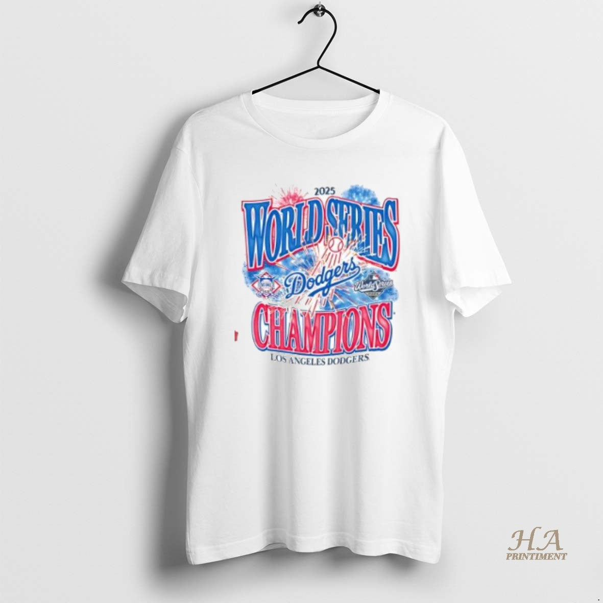 Official Premium Los Angeles Dodgers 2025 World Series Champions White Shirt Hoodie Sweatshirt | PurePodTees.com