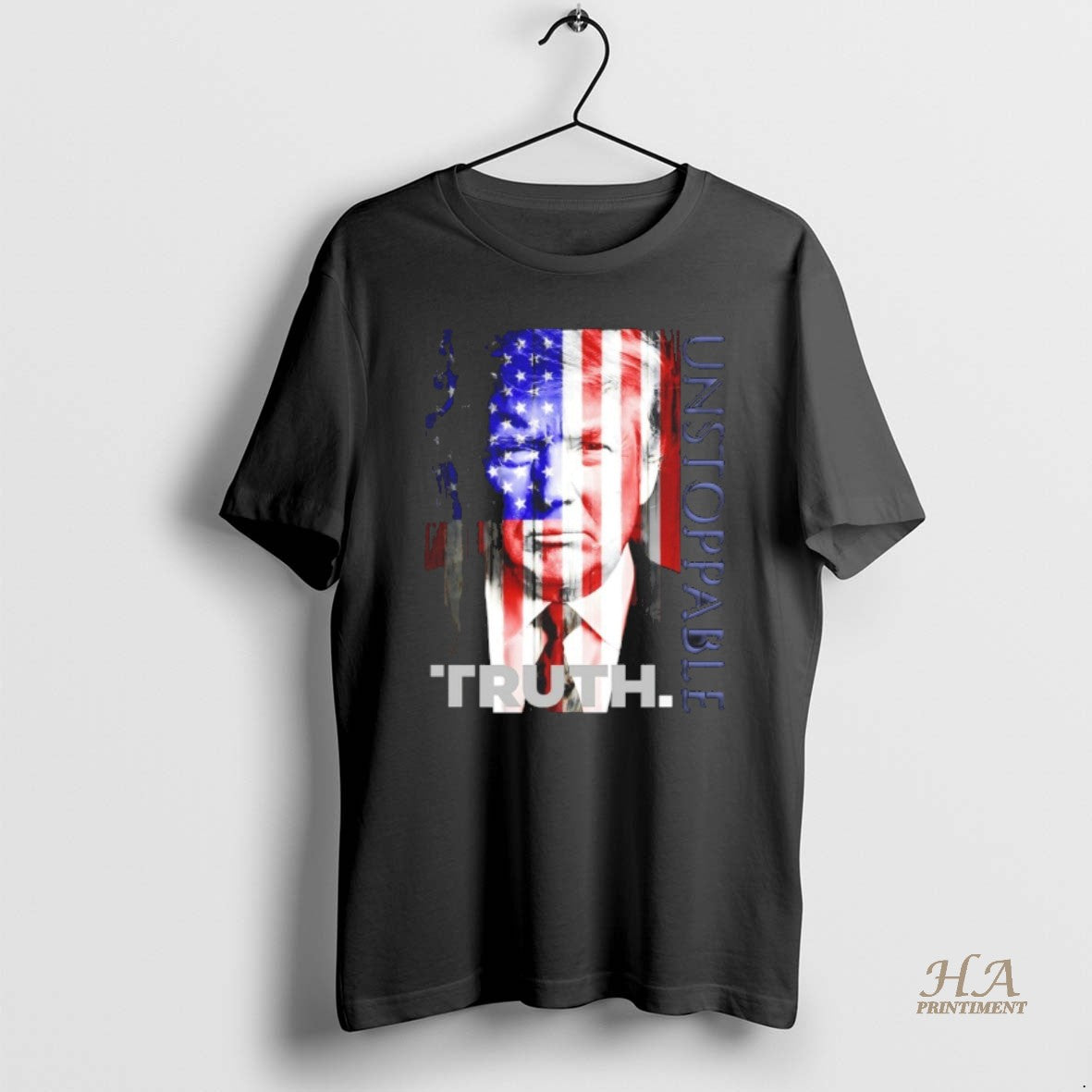 Official President Trump Unstoppable Truth American Flag Shirt Hoodie Sweatshirt | PurePodTees.com
