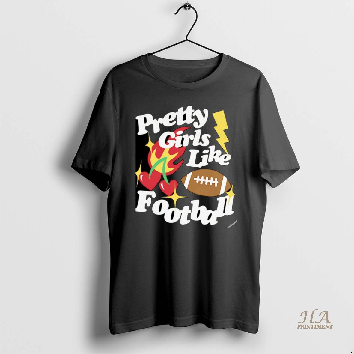 Official Pretty Girls Like Football Icon Christmas Shirt Hoodie Sweatshirt | PurePodTees.com