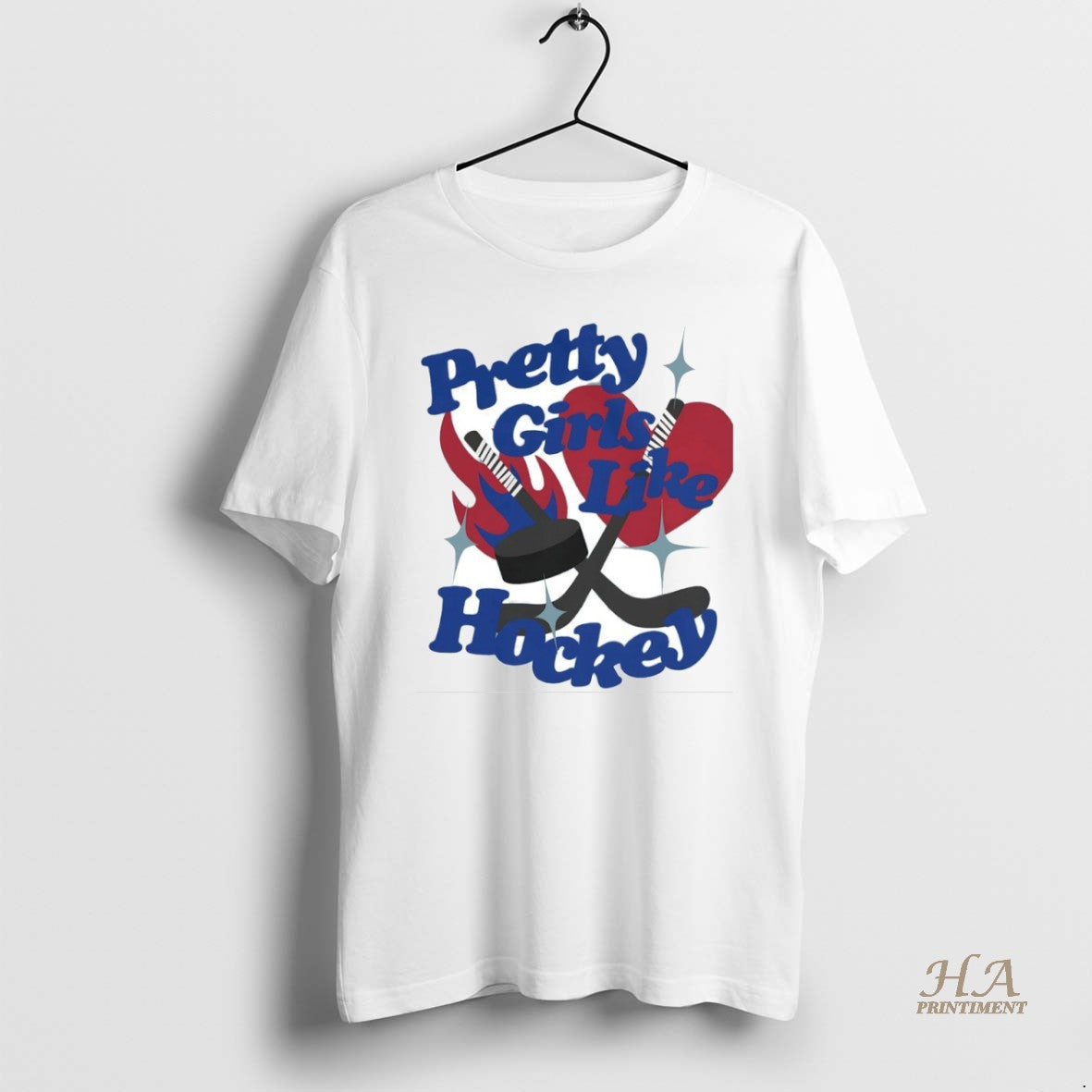 Official Pretty Girls Like Hockey Circle Shirt Hoodie Sweatshirt | PurePodTees.com