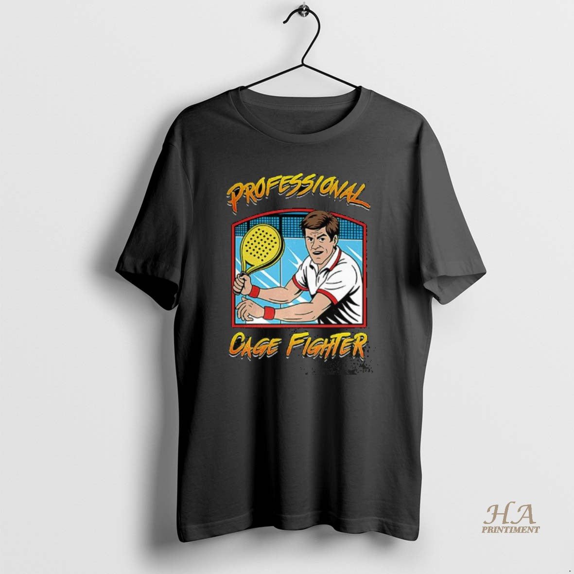 Official Professional Cage Fighter Padel Comic Shirt Hoodie Sweatshirt | PurePodTees.com