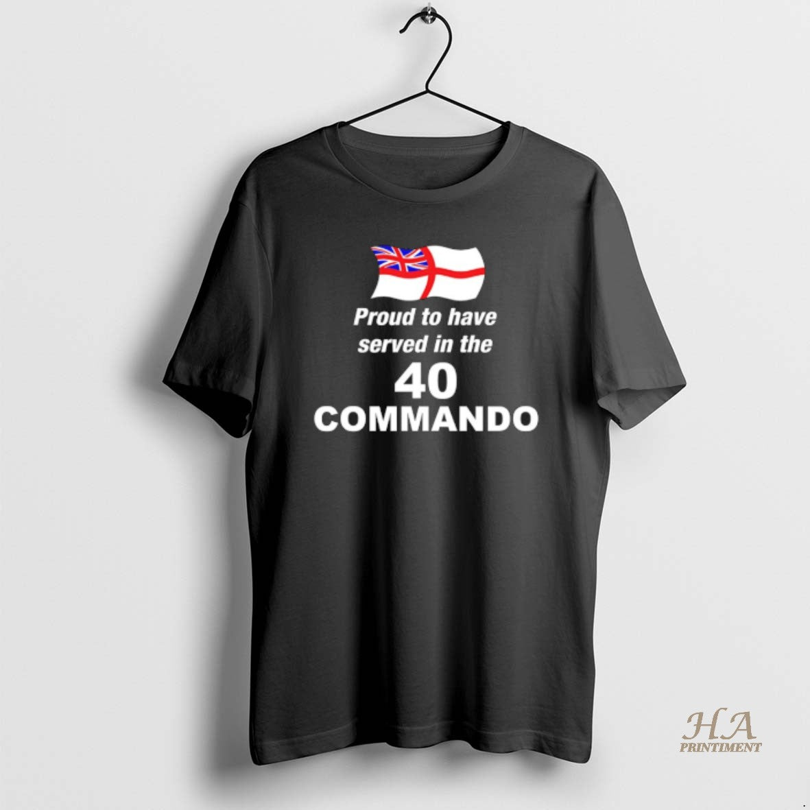 Official Proud To Have Served In The 40 Commando Flag Shirt Hoodie Sweatshirt | PurePodTees.com