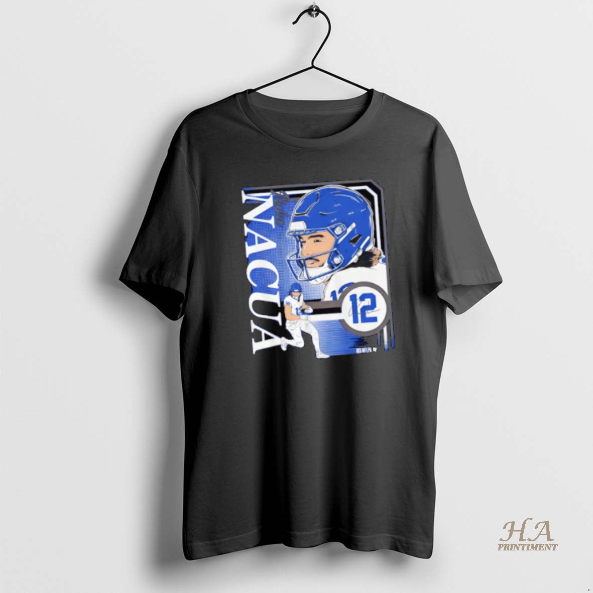 Official Puka Nacua Collage Frame 12 Signature Graphic Shirt Hoodie Sweatshirt | PurePodTees.com