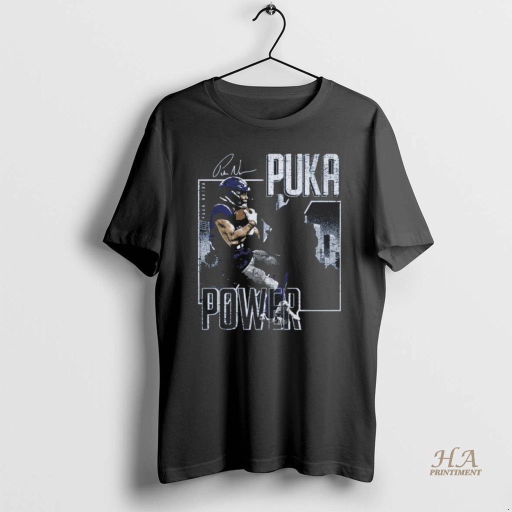 Official Puka Nacua Los Angeles R Puka Power Signature Shirt Hoodie Sweatshirt | PurePodTees.com