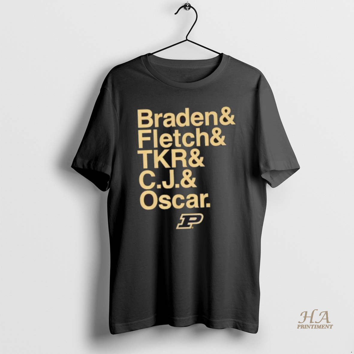 Official Purdue Boilermakers Ampersand Stars 2025 26 Braden Fletch Tkr C Shirt Hoodie Sweatshirt | PurePodTees.com