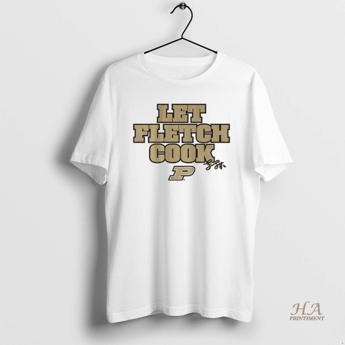 Official Purdue Boilermakers Fletcher Loyer Let Fletch Cook Basketball Logo Shirt Hoodie Sweatshirt | PurePodTees.com