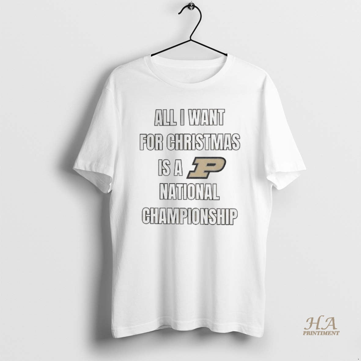 Official Purdue University All I Want For Christmas Is A National Champions Shirt Hoodie Sweatshirt | PurePodTees.com