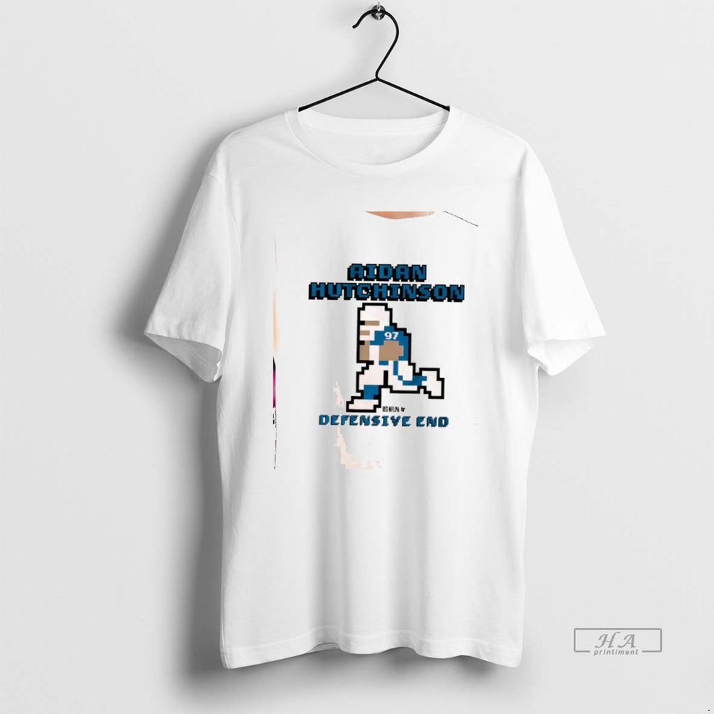 Official Quaterback Aidan Hutchinson Detroit Lions Defensive End Retro Baller