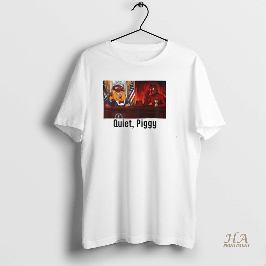Official Quiet Piggy Anti Trump Devil Shirt Hoodie Sweatshirt | PurePodTees.com