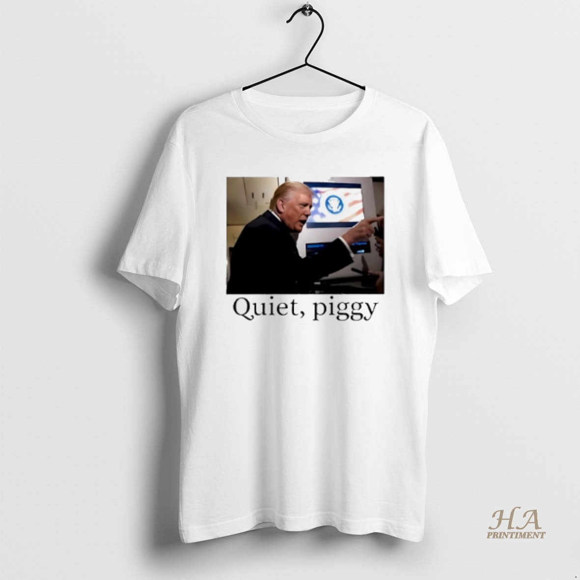 Official Quiet Piggy Trump Funny Shirt Hoodie Sweatshirt | PurePodTees.com