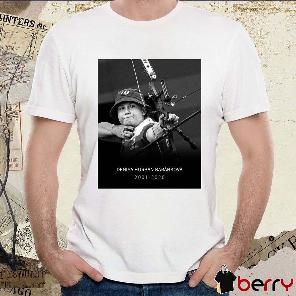 RIP Denisa Hurban Barankova 2001 – 2026 World Archery Poster t-shirt