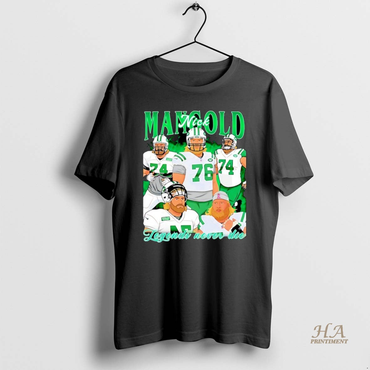 Official Rip Nick Mangold Legends Never Die Ny Jets Graphic Shirt Hoodie Sweatshirt | PurePodTees.com
