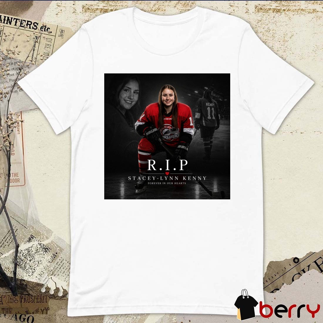 RIP Stacey-Lynn Kenny Forever In Our Hearts Hockey Patrol Poster t-shirt