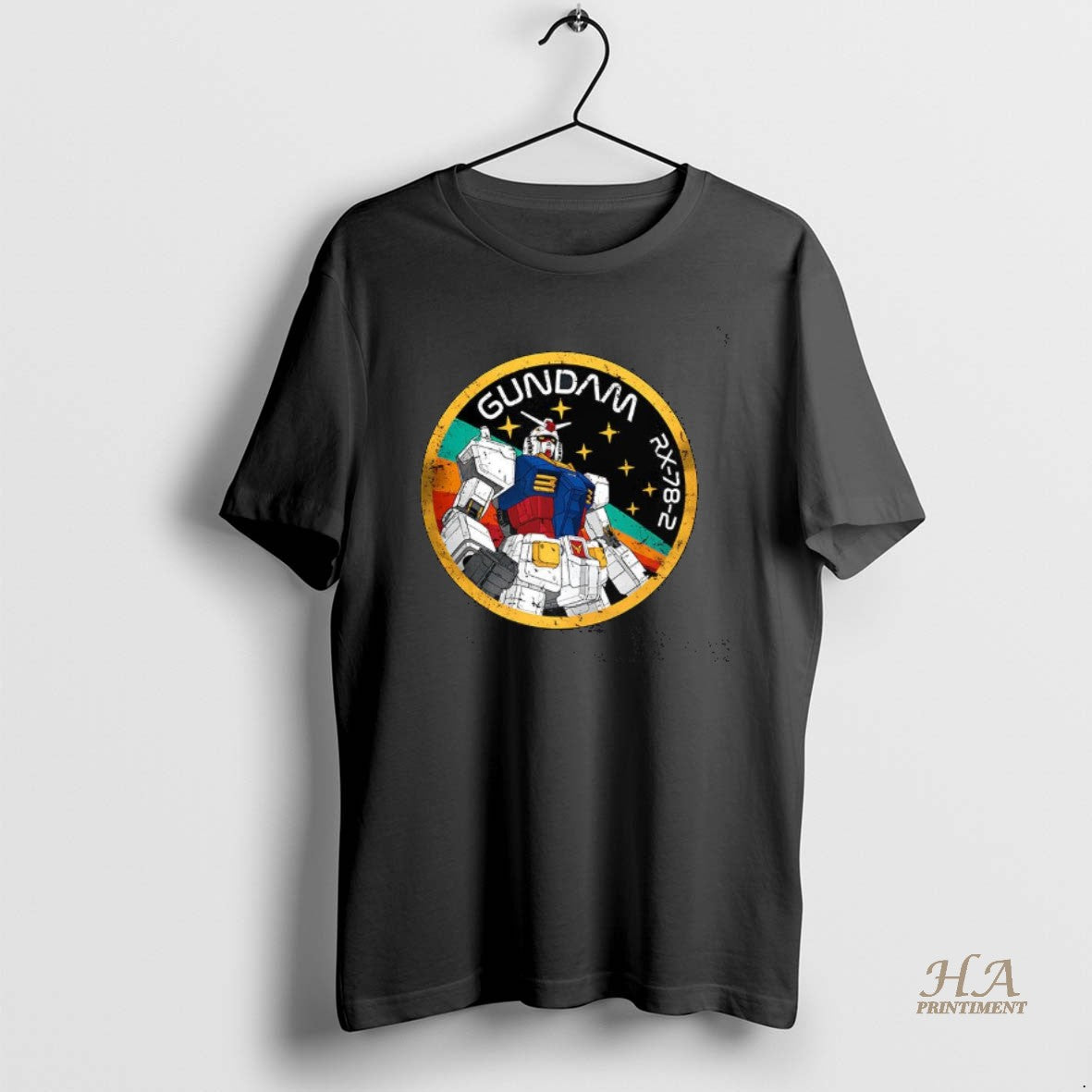 Official Rx 78 2 Patch Gundam Anime Rainbow Shirt Hoodie Sweatshirt | PurePodTees.com