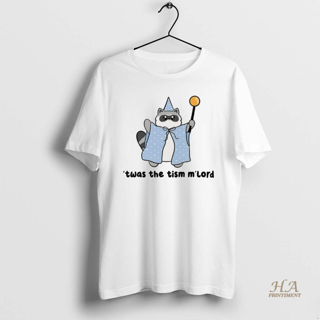Official Raccoon Twas The Tism Mlord Shirt Hoodie Sweatshirt | PurePodTees.com