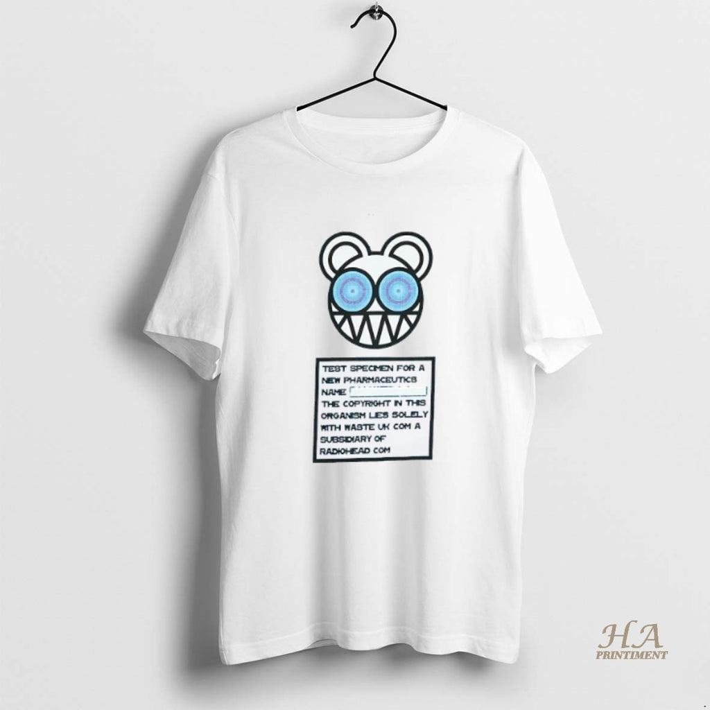 Official Radiohead Test Specimen For A New Pharmaceutics Cyan Shirt Hoodie Sweatshirt | PurePodTees.com