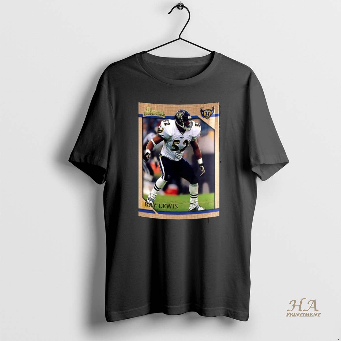 Official Ray Lewis Baltimore Ravens Football Trading Card Retro Shirt Hoodie Sweatshirt | PurePodTees.com