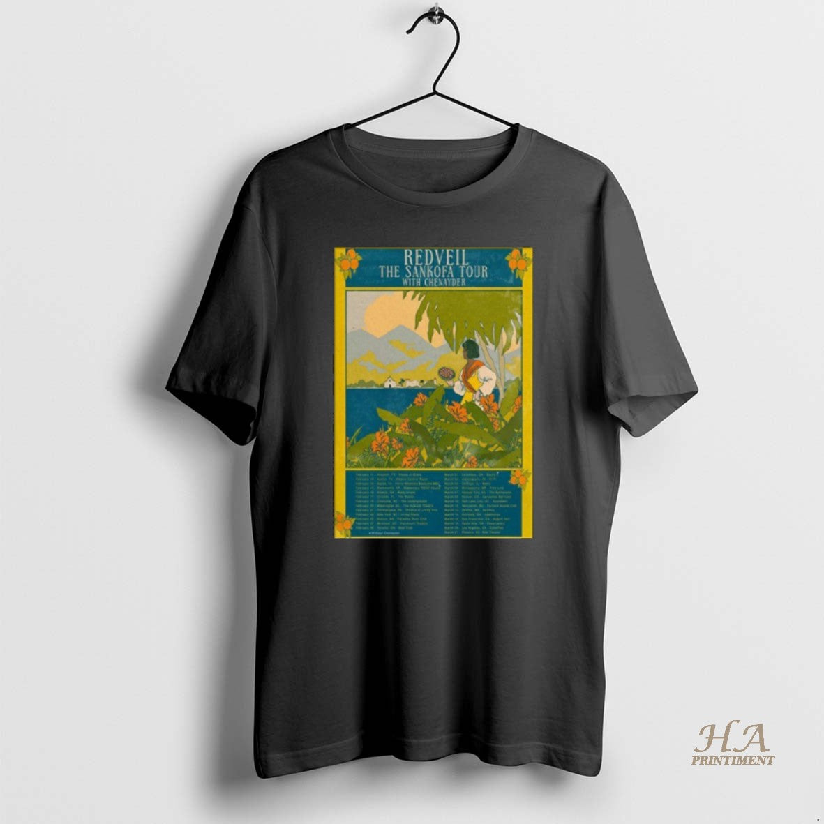 Official Redveil The Sankofa 2026 Shows Shirt Hoodie Sweatshirt | PurePodTees.com