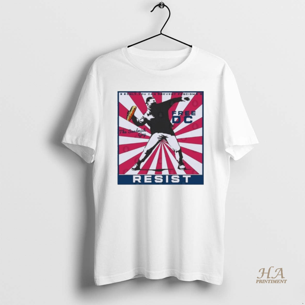 Official Resist Sandwich Guy Free Dc Shirt Hoodie Sweatshirt | PurePodTees.com