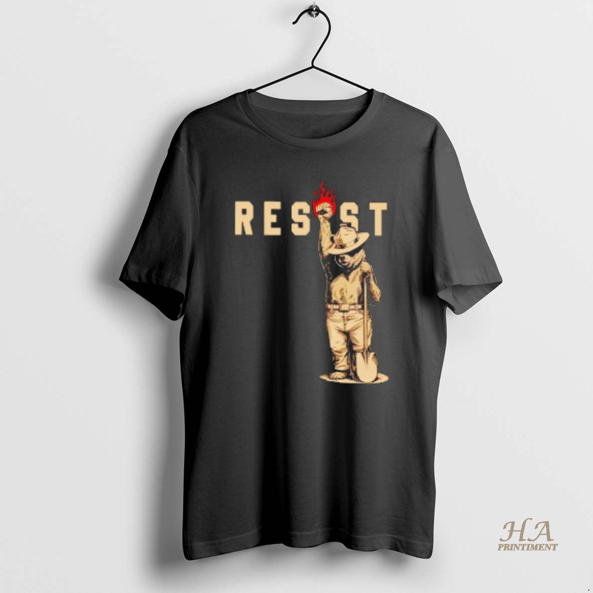 Official Resist Anti Trump Smokey Bear Blackshirt Shirt Hoodie Sweatshirt | PurePodTees.com